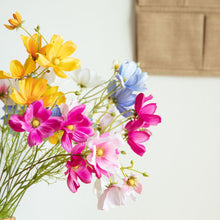 Load image into Gallery viewer, 3Forks 6 Heads Bossy Gesang Flower Branch Silk Artificial Flowers Home Wedding Decoration Flores Artificial Flower
