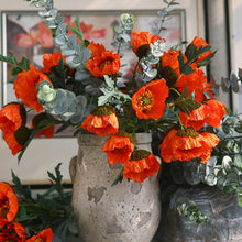 Load image into Gallery viewer, 1Pc Poppies Artificial Flower Simulation Silk Fake Flower For Wedding Party Home Decorative Flowers With Leaves
