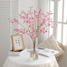 Load image into Gallery viewer, 3Forks Papilionopsis Artificial Flowers Branch Silk Artificial Flowers Home Wedding Decoration Flores Artificial Flower

