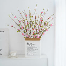 Load image into Gallery viewer, 3Forks Plum Blossom Artificial Flowers Branch Silk Artificial Flowers Home Wedding Decoration Flores Artificial Flower
