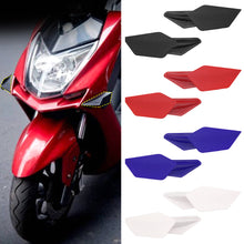 Load image into Gallery viewer, 2Pcs Universal Motorcycle Winglets Kits Aerodynamic Side Wing Spoiler Modification Air Deflector Accessories
