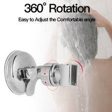 Load image into Gallery viewer, Shower Holder Suction Cup Shower Head Stand Punch-free 360° Adjustable Bathroom Wall Mount Bracket
