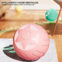 Load image into Gallery viewer, Star Smart Cat Toys with Light Automatic Rolling Ball Electric Cat Interactive Toys Cats Training Self-moving Kitten Toys for Indoor Playing

