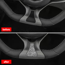 Load image into Gallery viewer, Car Steering Wheel Panel Alloy Trim Sticker Center Sticker Ring Circle Cover Auto Decoration Accessories For BYD Atto 3 Yuan Plus 2022 2023
