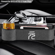 Load image into Gallery viewer, Car Organizer Automotive Gap Storage Car Front Seat Gap Storage High Capacity Boxes Suede Leather For BYD Yuan Plus ATTO 3
