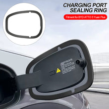 Load image into Gallery viewer, Car Charging Port Rubber Sealing Ring Protective Dust Cover Ring Waterproof Accessorie For BYD Atto 3 EV 2022 2023
