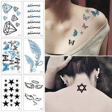 Load image into Gallery viewer, Waterproof and Sweat Resistant Disposable Tattoo Sticker Butterfly Wings Creative Tattoo Sticker for Men and Women
