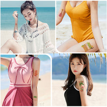 Load image into Gallery viewer, Waterproof and Sweat Resistant Hawaiian Creative Tattoo Sticker Summer Beach Party Children's Tattoo Stickers
