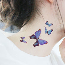 Load image into Gallery viewer, Waterproof Pink Butterfly Tattoo Sticker Dream Collection Wing Butterfly Pink Face Tattoo Sticker Summer Party
