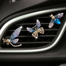 Load image into Gallery viewer, Car Perfume Clip Exquisite Butterfly Dragonfly Bee Air Conditioning Outlet Aromatherapy Decorative Clip Accessories Metal

