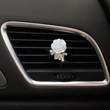 Load image into Gallery viewer, 3Pcs Car Air Conditioning Outlet Vent Perfume Clip Exquisite Interior Accessories Decoration Fragrance Rose with Diamonds for Girl Women's
