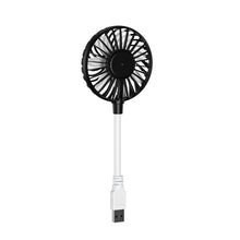 Load image into Gallery viewer, USB Input Mini Fan Office Cooling Fans Portable Summer Laptop Fan Mute Fans for Dormitory Home Student Outdoor Travel Fan
