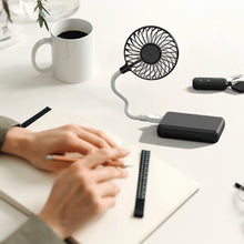 Load image into Gallery viewer, USB Input Mini Fan Office Cooling Fans Portable Summer Laptop Fan Mute Fans for Dormitory Home Student Outdoor Travel Fan
