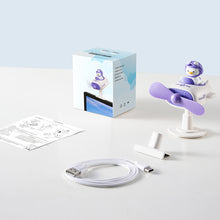 Load image into Gallery viewer, USB Input Mini Fan Office Monitor Top Cooling Fans Flying Duck Fan Portable Summer Fan Mute Fans Home Table Fan Ornaments
