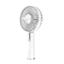 Load image into Gallery viewer, Portable Handheld Fan USB Rechargeable Summer Hand Hold Fan with Base Outdoor Travel Fan Students Office Table Fan
