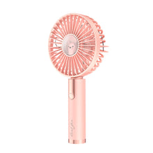 Load image into Gallery viewer, Portable Handheld Fan USB Rechargeable Summer Hand Hold Fan with Base Outdoor Travel Fan Students Office Table Fan
