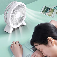 Load image into Gallery viewer, 4 inch USB Input Desktop Fan Office PC Connection Mini Fan Students School Fan Mute USB Fan

