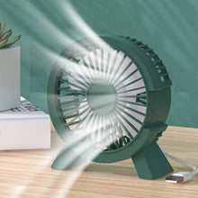 Load image into Gallery viewer, 4 inch USB Input Desktop Fan Office PC Connection Mini Fan Students School Fan Mute USB Fan
