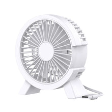 Load image into Gallery viewer, 4 inch USB Input Desktop Fan Office PC Connection Mini Fan Students School Fan Mute USB Fan
