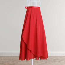 Load image into Gallery viewer, Tie Up Ballet Skirt Long Chiffon Dance Skirt Fairy Chiffon Long Ballet Tutu Dress Dance Costumes Dress
