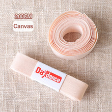 Load image into Gallery viewer, Woman Satin Canvas Ballet Pointe Shoes Bandage For Ballerina Dancing
