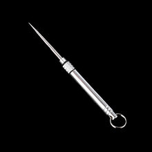 Load image into Gallery viewer, Multi-Purpose Titanium Outdoor EDC Portable Toothpick Bottle Fruit Fork Camping Tool Toothpick Tube Is More Durable Than Floss
