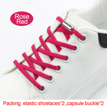 Load image into Gallery viewer, 1Pair Elastic Lazy Shoelaces No Tie Shoe Laces Sneakers Flats Shoelaces Quick Shoelace Fit All Shoes
