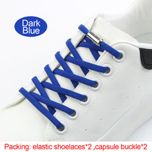 Load image into Gallery viewer, 1Pair Elastic Lazy Shoelaces No Tie Shoe Laces Sneakers Flats Shoelaces Quick Shoelace Fit All Shoes
