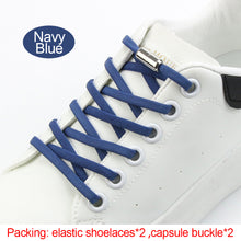 Load image into Gallery viewer, 1Pair Elastic Lazy Shoelaces No Tie Shoe Laces Sneakers Flats Shoelaces Quick Shoelace Fit All Shoes

