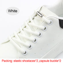 Load image into Gallery viewer, 1Pair Elastic Lazy Shoelaces No Tie Shoe Laces Sneakers Flats Shoelaces Quick Shoelace Fit All Shoes
