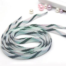 Load image into Gallery viewer, One Pairs Rainbow Elastic Laces Sneakers No Tie Shoe Laces Flat Rubber Shoelace For Shoes
