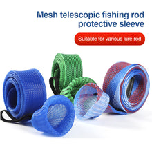 Load image into Gallery viewer, 30MM*1.7M PET Casting Spinning Fishing Rod Sleeves Protective Rod Socks for Fishing Poles
