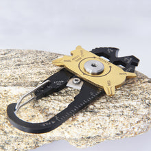 Load image into Gallery viewer, 20-in-1 EDC Outdoor Portable Gadget Mini Creative Wheel Multi-functional Combination Tool Stainless Steel Wrench Screwdriver
