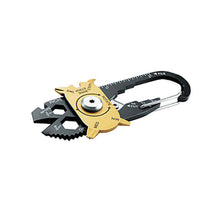 Load image into Gallery viewer, 20-in-1 EDC Outdoor Portable Gadget Mini Creative Wheel Multi-functional Combination Tool Stainless Steel Wrench Screwdriver

