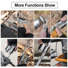 Load image into Gallery viewer, EDC Outdoor Multi Tool Pliers Folding Pliers Camping Survival Folding Knife Butterfly Knife Tactical Pliers Cable Wire Cutter
