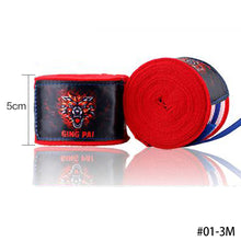 Load image into Gallery viewer, 3M 5M Cotton MMA / Kickboxing Hand Wraps Muay Thai Boxing Glove Hand Protectors Punch Boxing Bandage

