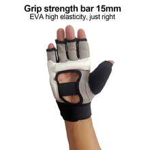 Load image into Gallery viewer, Half Finger Boxing Gloves PU Leather MMA Fighting Kick Boxing Gloves Karate Muay Thai Training Workout Gloves
