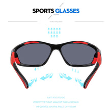Load image into Gallery viewer, Dazzle Outdoor Sports Glasses Men Women Dust-Proof Anti-Vertigo Cycling Running Goggles Anti-UV Sunscreen Fishing Sunglasses
