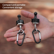 Load image into Gallery viewer, Outdoor Strong Magnet Hooks Tent Canopy Fixer Carabiner Camping Light Hanging Mountaineering Buckle Camping Accessories
