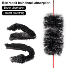 Load image into Gallery viewer, 2PCS Rex Rabbit Hair Bow And Arrow Shock Absorber Traditional Bow Compound American Hunter Reflex Bow Sound Absorber Sound Vibration Dampener Hunting Accessories 20CM
