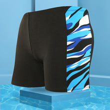 Load image into Gallery viewer, Men Boxer Trunks Print Milk Silk Swimming Trunks Hot Spring Holiday Beach Water Sports Slim Shorts Boxing Quick Dry Pants One Size
