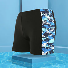 Load image into Gallery viewer, Men Boxer Trunks Print Milk Silk Swimming Trunks Hot Spring Holiday Beach Water Sports Slim Shorts Boxing Quick Dry Pants One Size
