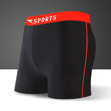 Load image into Gallery viewer, Men Fashion Wide Waist Milk Silk Swimming Trunks Boxing Beach Hot Spring Water On Sports Quick Dry Shorts Anti-Embarrassment Boxer Trunks Slim Breathable Shorts
