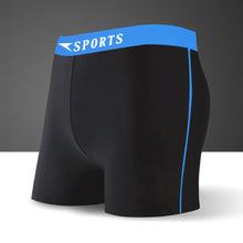 Load image into Gallery viewer, Men Fashion Wide Waist Milk Silk Swimming Trunks Boxing Beach Hot Spring Water On Sports Quick Dry Shorts Anti-Embarrassment Boxer Trunks Slim Breathable Shorts
