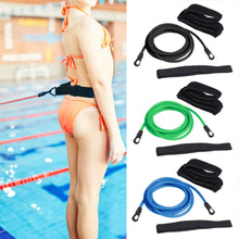 Load image into Gallery viewer, 6MM*10MM*4M 30Pounds Swimming Training Belt Set Swimming Resistance Special Strength Training Equipment Elastic Rope Accessories
