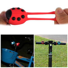 Load image into Gallery viewer, Children's Bicycle Simulation Ladybug Light Cute Cartoon Modeling Waterproof Led Warning Light Balancing Car Scooter Accessories
