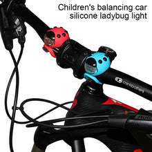 Load image into Gallery viewer, Children's Bicycle Simulation Ladybug Light Cute Cartoon Modeling Waterproof Led Warning Light Balancing Car Scooter Accessories
