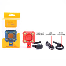 Load image into Gallery viewer, Mountain Biking Multifunctional 2-In-1 Horn Light 140 High Decibel USB Rechargeable IPX6 Waterproof 350 Lumen Bicycle Headlights Night Riding Equipment

