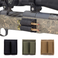 Load image into Gallery viewer, Outdoor 2 Hole Shotgun Ammunition Bag Tactical Backpack Velcro Accessories Nylon Bullet Bag Shooting Hunting Accessories
