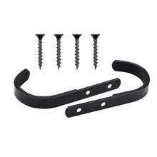 Load image into Gallery viewer, 2PCS Tactical Wall-Mounted Stainless Steel Gun Racks J-Hook With Scratch-Resistant Felt Mat Hunting Shooting Storage Accessories

